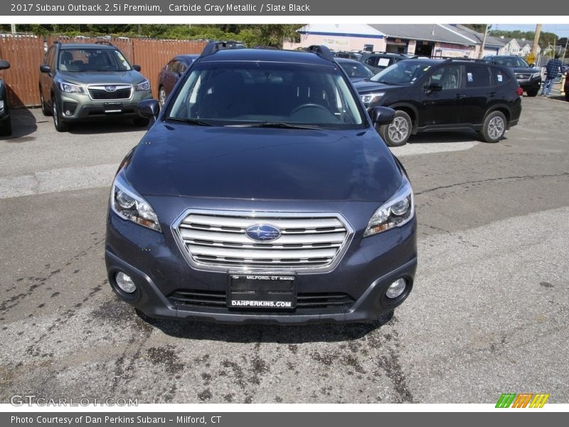 Carbide Gray Metallic / Slate Black 2017 Subaru Outback 2.5i Premium