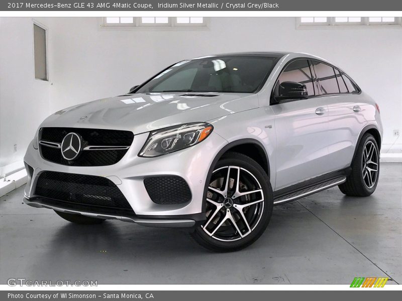 Iridium Silver Metallic / Crystal Grey/Black 2017 Mercedes-Benz GLE 43 AMG 4Matic Coupe