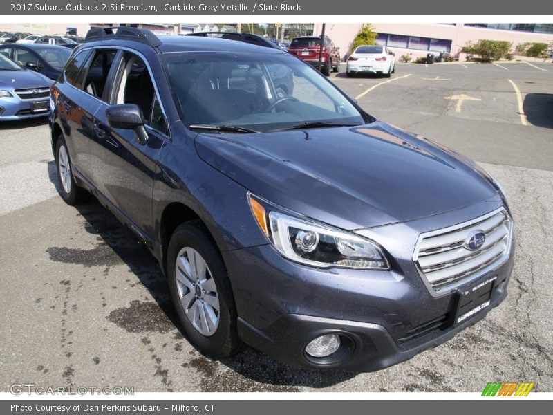 Carbide Gray Metallic / Slate Black 2017 Subaru Outback 2.5i Premium