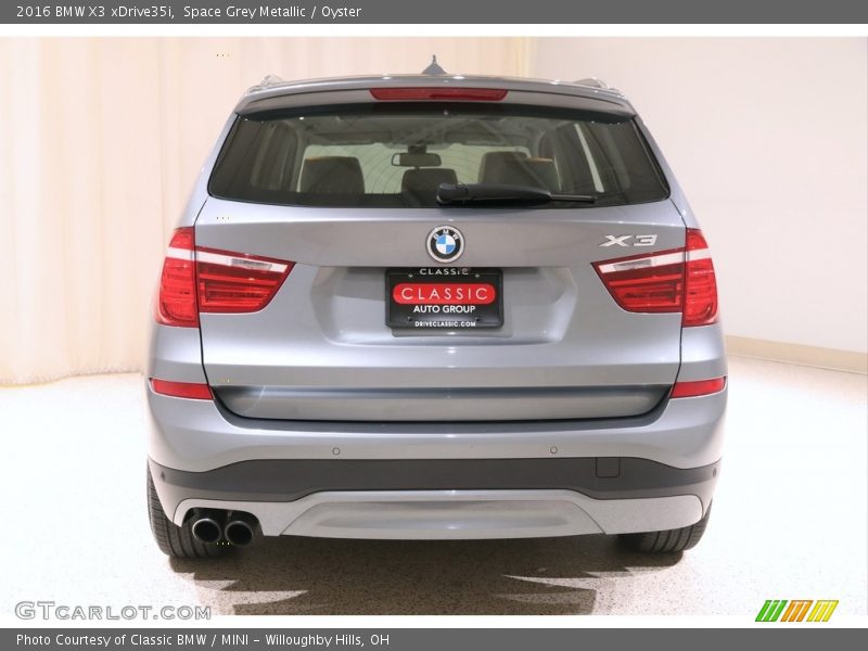 Space Grey Metallic / Oyster 2016 BMW X3 xDrive35i