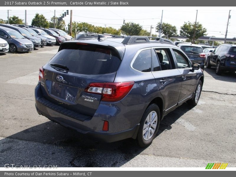 Carbide Gray Metallic / Slate Black 2017 Subaru Outback 2.5i Premium