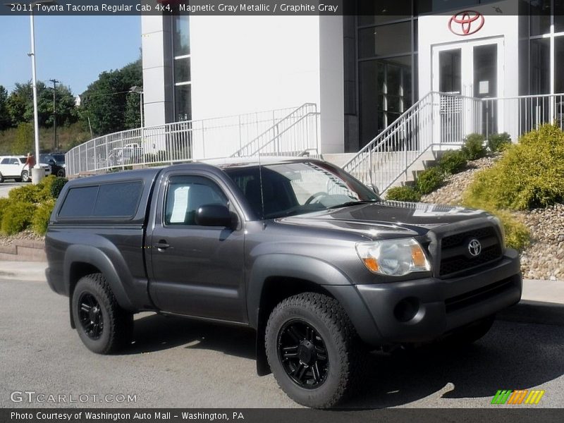 Magnetic Gray Metallic / Graphite Gray 2011 Toyota Tacoma Regular Cab 4x4