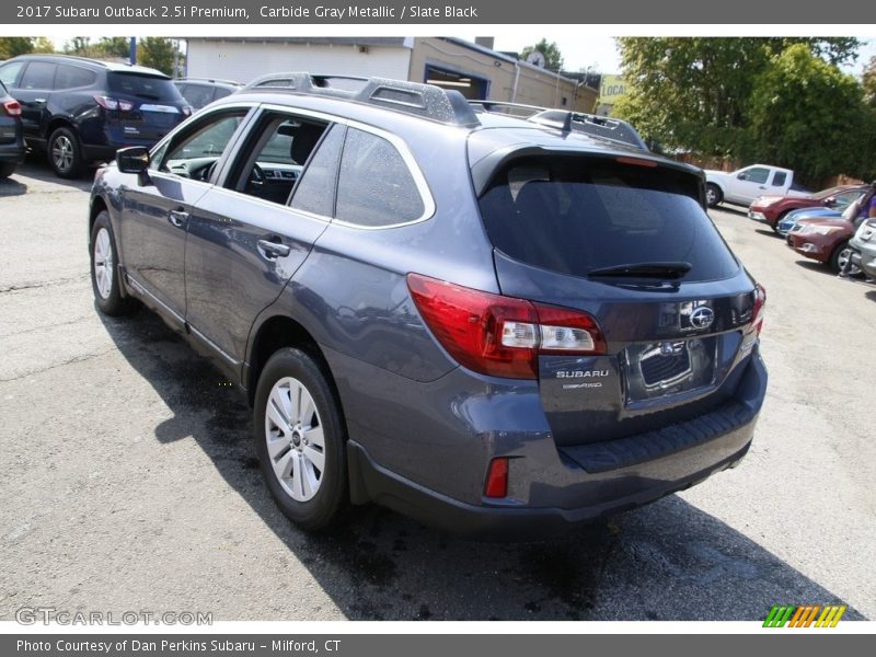 Carbide Gray Metallic / Slate Black 2017 Subaru Outback 2.5i Premium