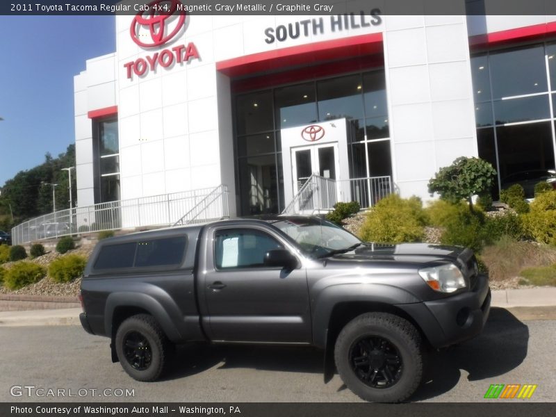 Magnetic Gray Metallic / Graphite Gray 2011 Toyota Tacoma Regular Cab 4x4
