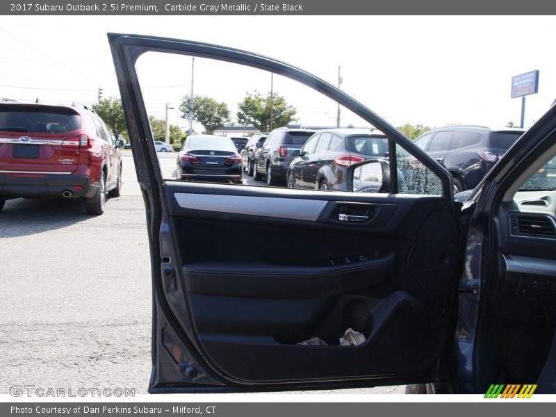 Carbide Gray Metallic / Slate Black 2017 Subaru Outback 2.5i Premium