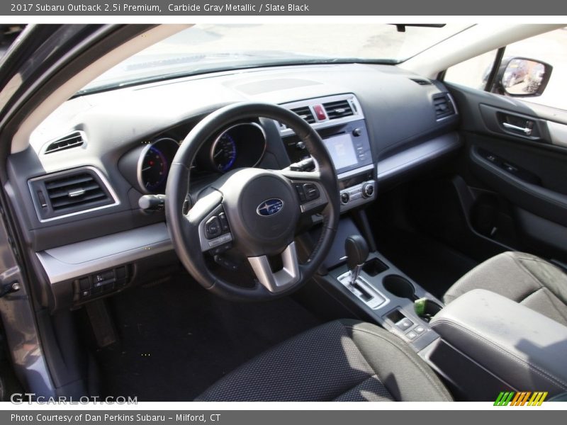 Carbide Gray Metallic / Slate Black 2017 Subaru Outback 2.5i Premium