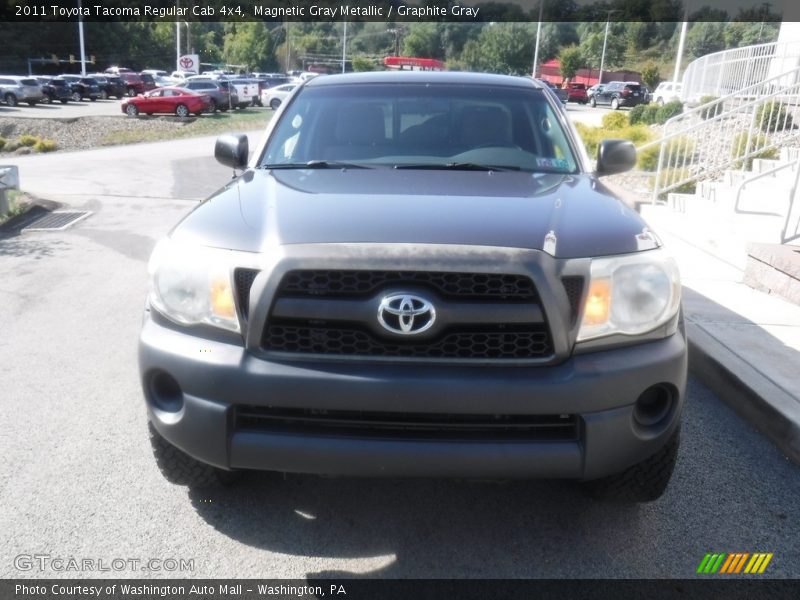 Magnetic Gray Metallic / Graphite Gray 2011 Toyota Tacoma Regular Cab 4x4