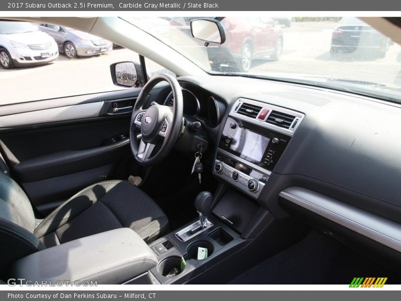 Carbide Gray Metallic / Slate Black 2017 Subaru Outback 2.5i Premium