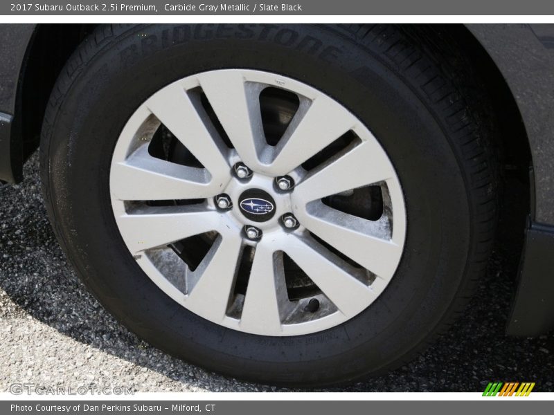 Carbide Gray Metallic / Slate Black 2017 Subaru Outback 2.5i Premium