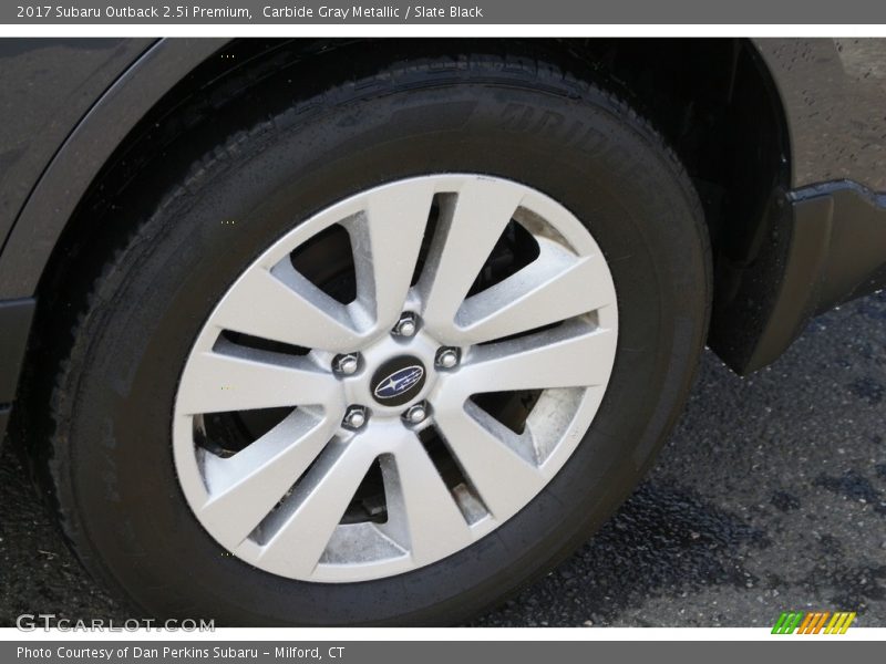 Carbide Gray Metallic / Slate Black 2017 Subaru Outback 2.5i Premium