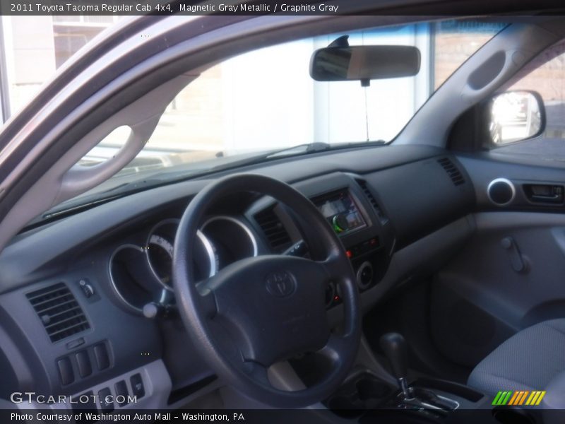 Magnetic Gray Metallic / Graphite Gray 2011 Toyota Tacoma Regular Cab 4x4