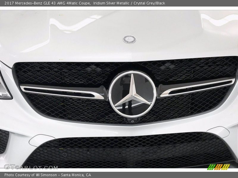 Iridium Silver Metallic / Crystal Grey/Black 2017 Mercedes-Benz GLE 43 AMG 4Matic Coupe