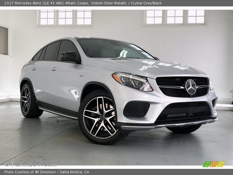 Iridium Silver Metallic / Crystal Grey/Black 2017 Mercedes-Benz GLE 43 AMG 4Matic Coupe