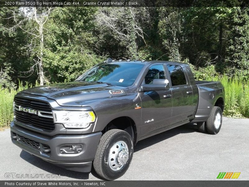 Granite Crystal Metallic / Black 2020 Ram 3500 Big Horn Mega Cab 4x4