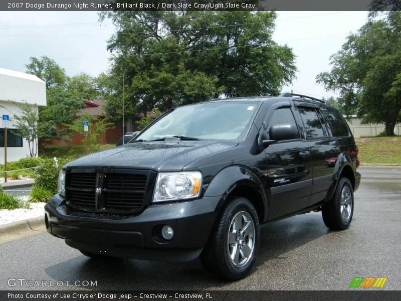 Brilliant Black / Dark Slate Gray/Light Slate Gray 2007 Dodge Durango Night Runner