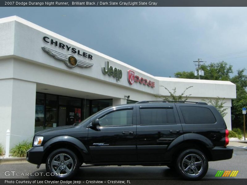 Brilliant Black / Dark Slate Gray/Light Slate Gray 2007 Dodge Durango Night Runner