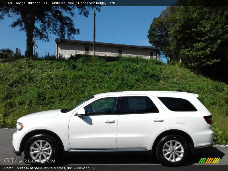 White Knuckle / Light Frost Beige/Black 2020 Dodge Durango SXT