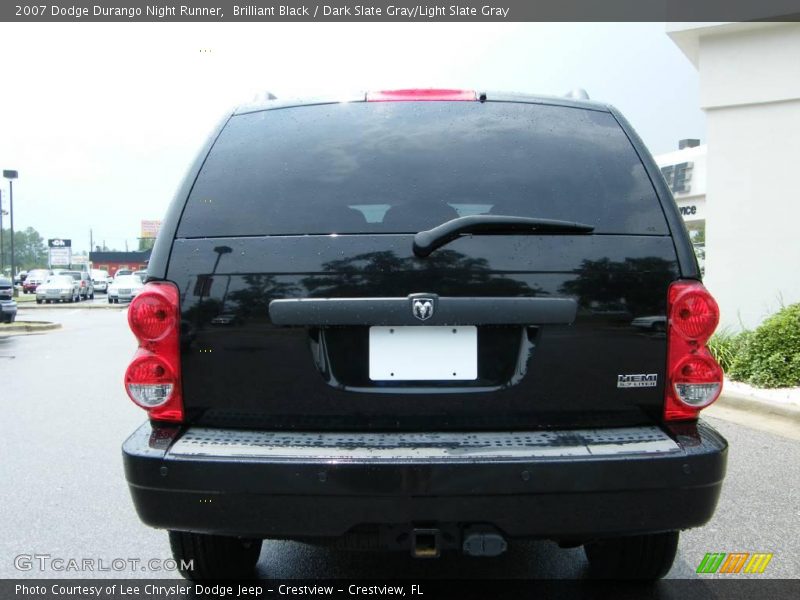 Brilliant Black / Dark Slate Gray/Light Slate Gray 2007 Dodge Durango Night Runner