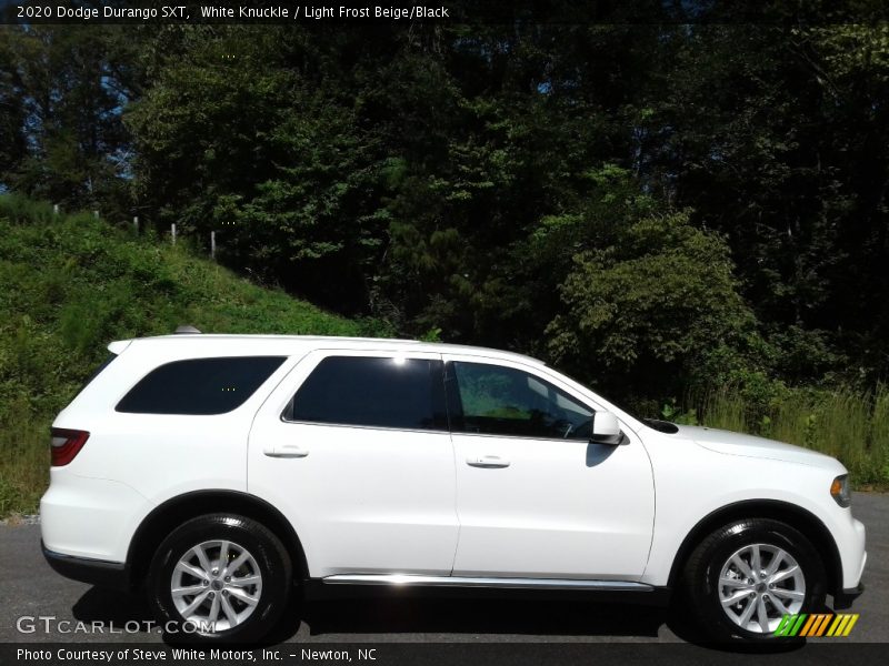 White Knuckle / Light Frost Beige/Black 2020 Dodge Durango SXT