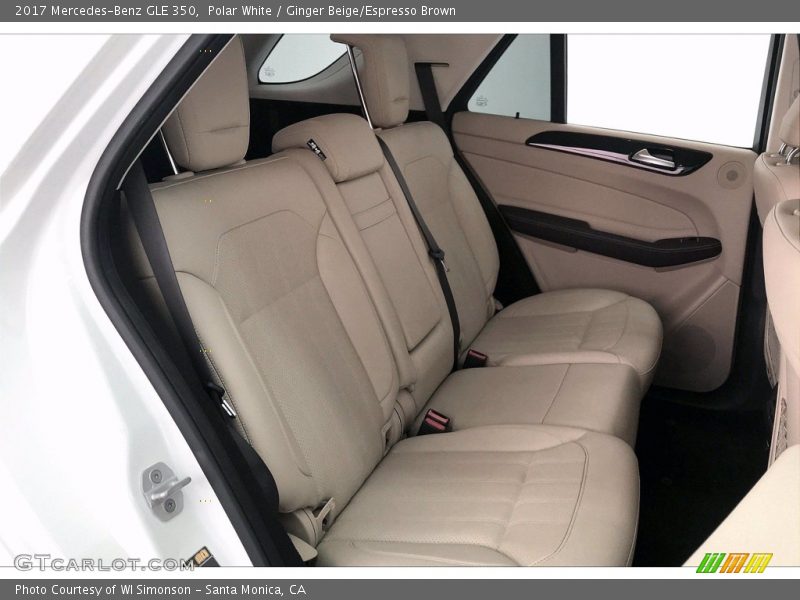 Polar White / Ginger Beige/Espresso Brown 2017 Mercedes-Benz GLE 350