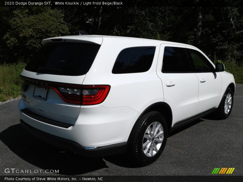 White Knuckle / Light Frost Beige/Black 2020 Dodge Durango SXT