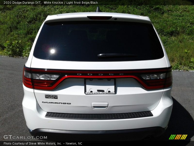 White Knuckle / Light Frost Beige/Black 2020 Dodge Durango SXT
