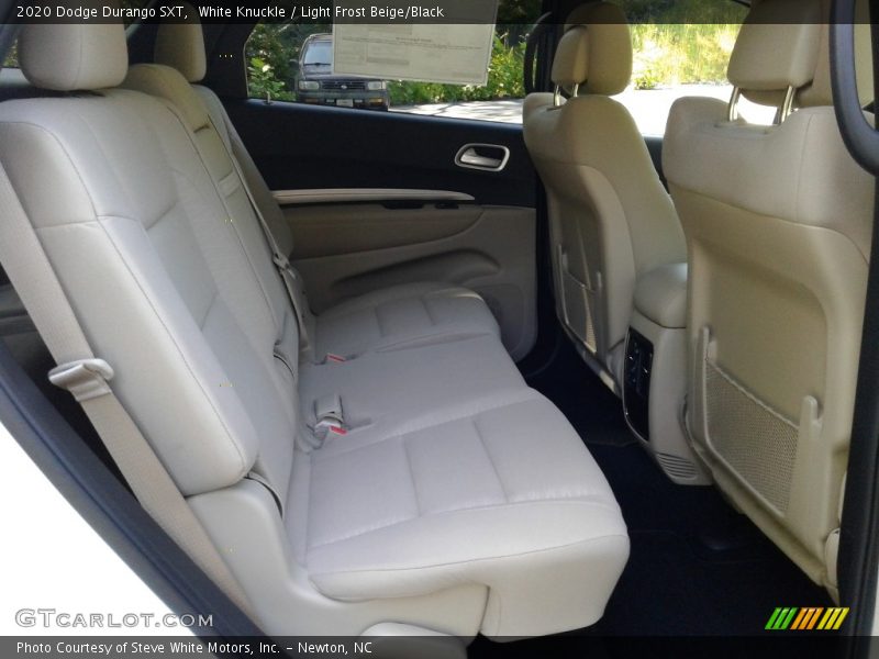 White Knuckle / Light Frost Beige/Black 2020 Dodge Durango SXT