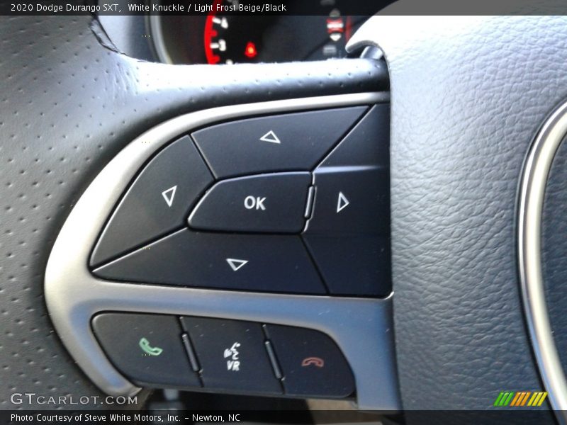 White Knuckle / Light Frost Beige/Black 2020 Dodge Durango SXT