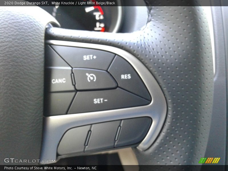 White Knuckle / Light Frost Beige/Black 2020 Dodge Durango SXT