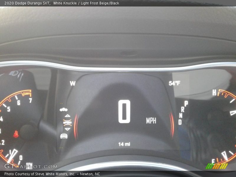 White Knuckle / Light Frost Beige/Black 2020 Dodge Durango SXT