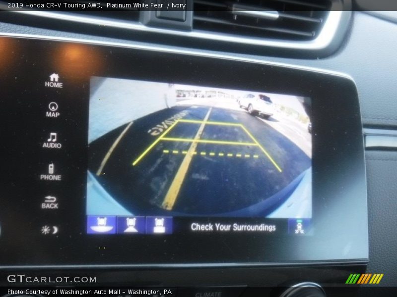 Platinum White Pearl / Ivory 2019 Honda CR-V Touring AWD