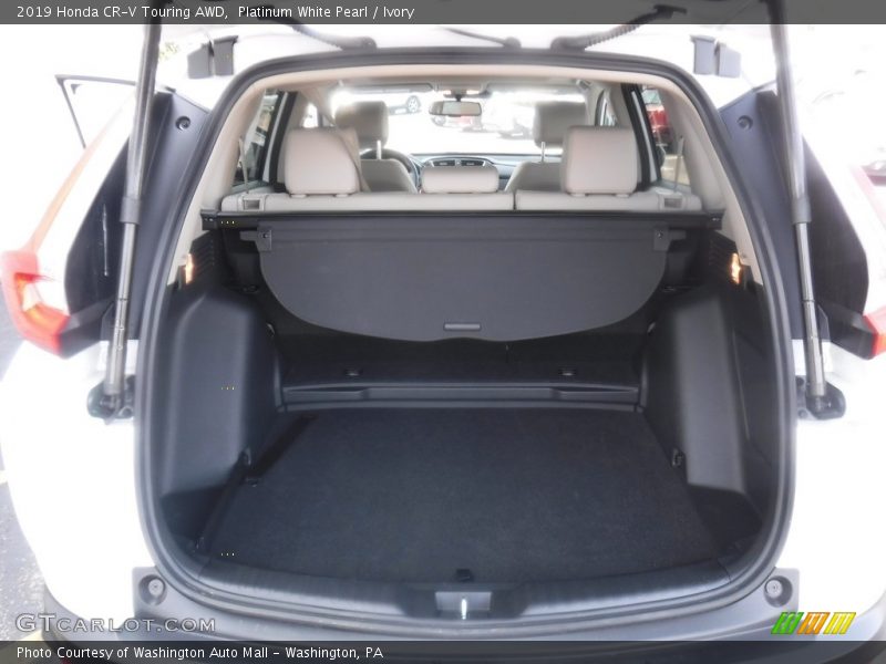 Platinum White Pearl / Ivory 2019 Honda CR-V Touring AWD