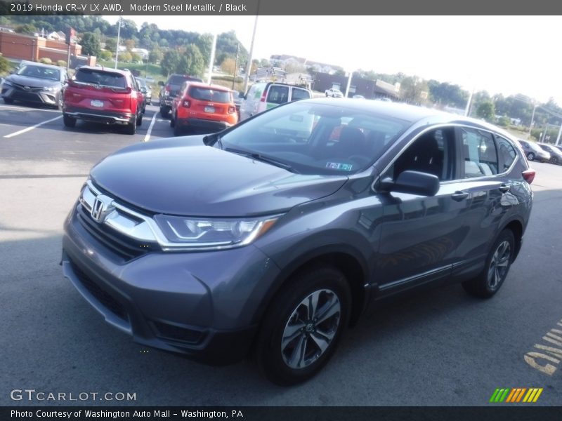 Modern Steel Metallic / Black 2019 Honda CR-V LX AWD