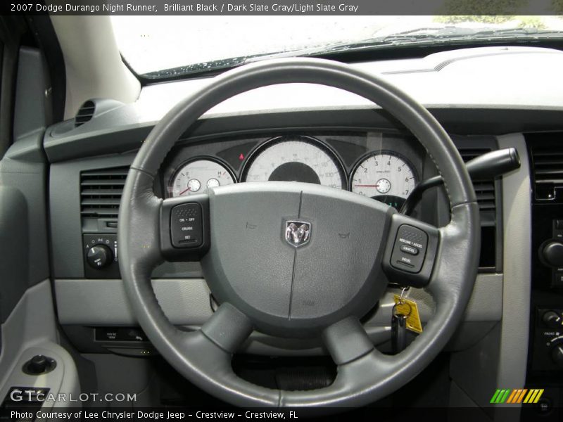 Brilliant Black / Dark Slate Gray/Light Slate Gray 2007 Dodge Durango Night Runner