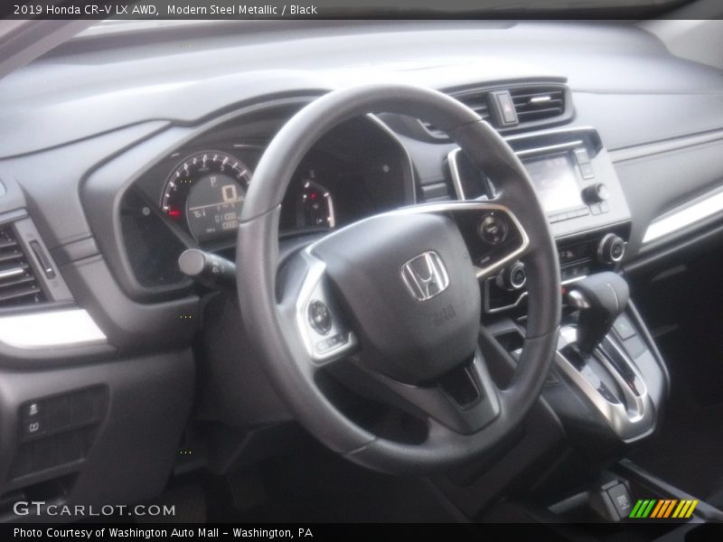 Modern Steel Metallic / Black 2019 Honda CR-V LX AWD