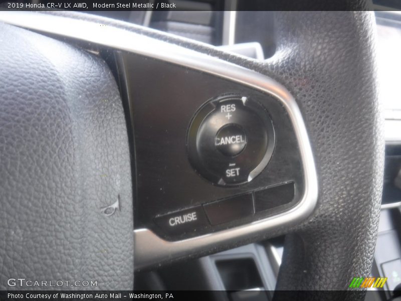 Modern Steel Metallic / Black 2019 Honda CR-V LX AWD