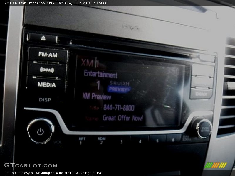 Gun Metallic / Steel 2018 Nissan Frontier SV Crew Cab 4x4