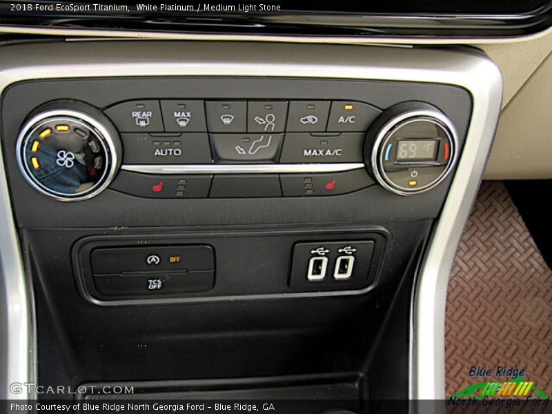 Controls of 2018 EcoSport Titanium