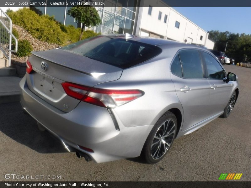 Celestial Silver Metallic / Black 2019 Toyota Camry SE