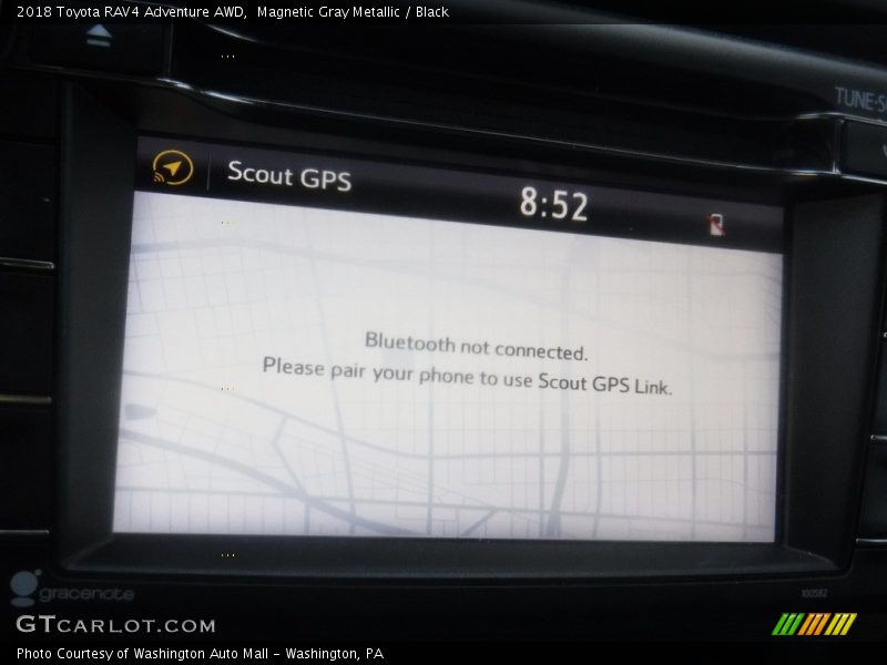 Magnetic Gray Metallic / Black 2018 Toyota RAV4 Adventure AWD