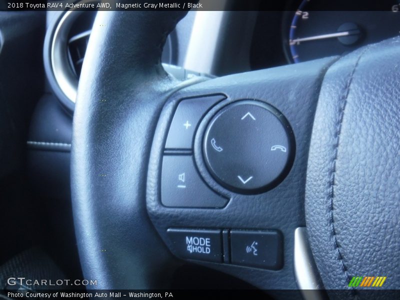 Magnetic Gray Metallic / Black 2018 Toyota RAV4 Adventure AWD