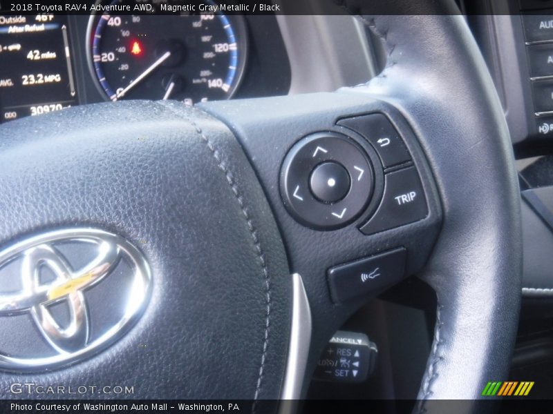 Magnetic Gray Metallic / Black 2018 Toyota RAV4 Adventure AWD