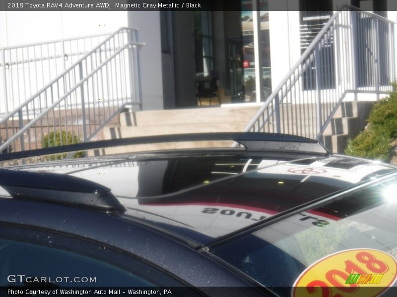 Magnetic Gray Metallic / Black 2018 Toyota RAV4 Adventure AWD