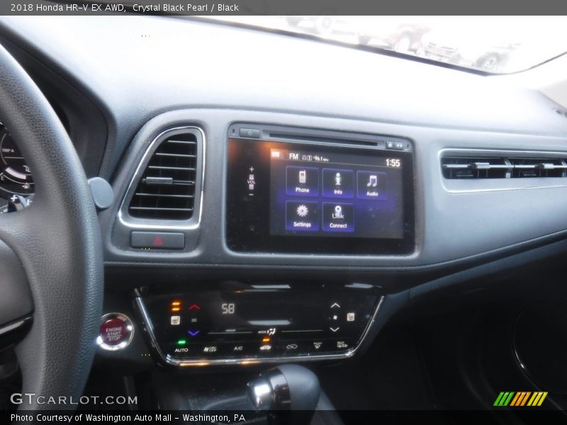 Crystal Black Pearl / Black 2018 Honda HR-V EX AWD