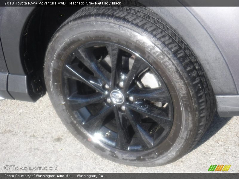Magnetic Gray Metallic / Black 2018 Toyota RAV4 Adventure AWD