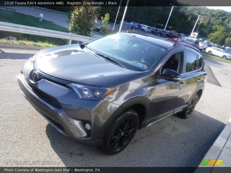Magnetic Gray Metallic / Black 2018 Toyota RAV4 Adventure AWD