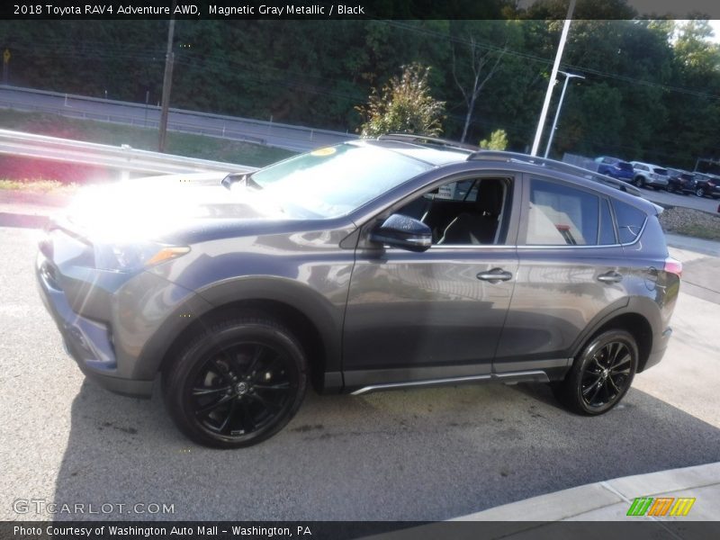 Magnetic Gray Metallic / Black 2018 Toyota RAV4 Adventure AWD