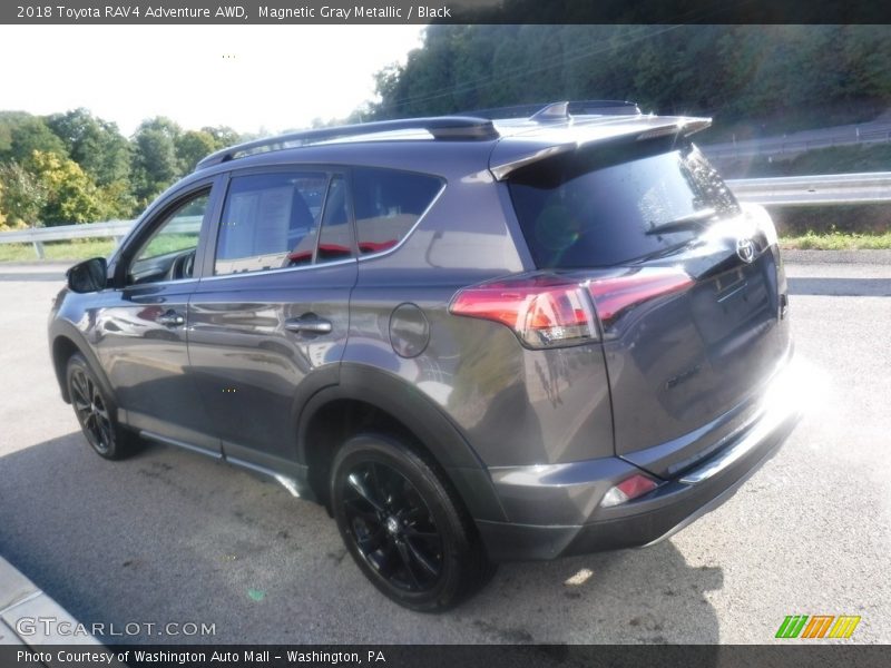 Magnetic Gray Metallic / Black 2018 Toyota RAV4 Adventure AWD