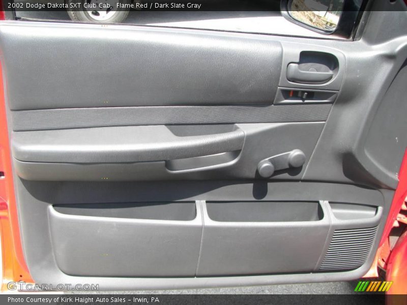 Flame Red / Dark Slate Gray 2002 Dodge Dakota SXT Club Cab