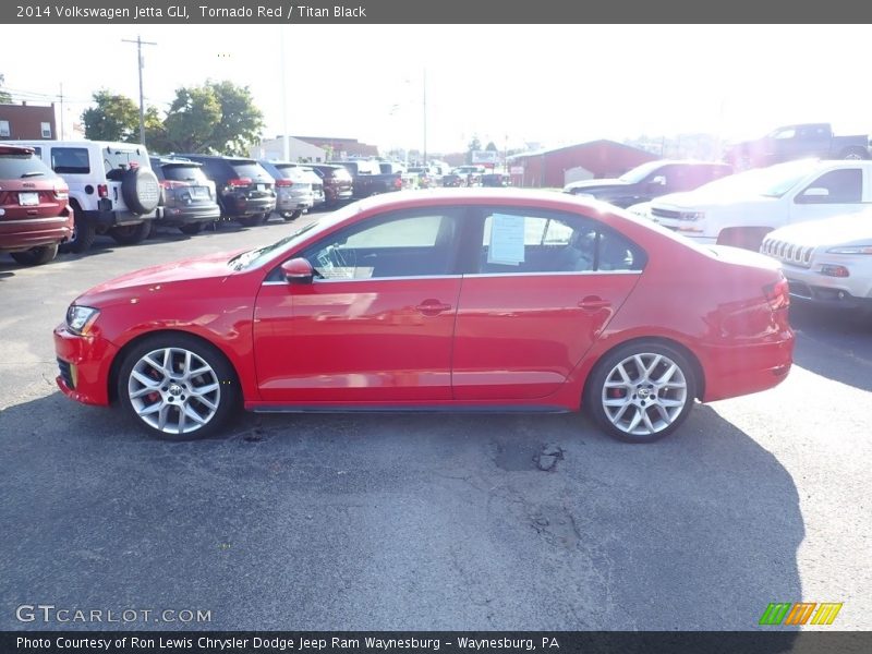  2014 Jetta GLI Tornado Red